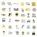 cute daisy flower aesthetic sticker roomtery