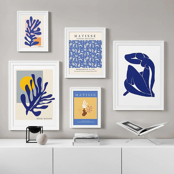 Wall Art Posters And Blue, Matisse Prints, Coquette Room Decor