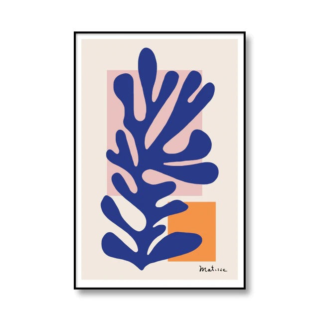 Matisse Wall Art Posters Pink and Blue, Matisse Prints, Coquette Room Decor  Aest