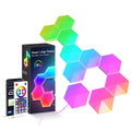 light board hexagon led light panels remote controlled hexagon wall mount ceiling lights roomtery