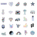 holographic stickers vaporwave aesthetic room decor roomtery