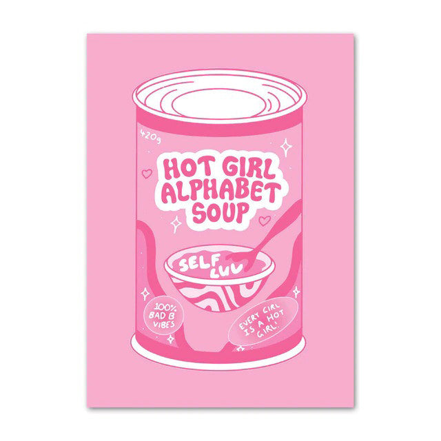 bright hot pink wall art posters soft pink girly aesthetic posters roomtery