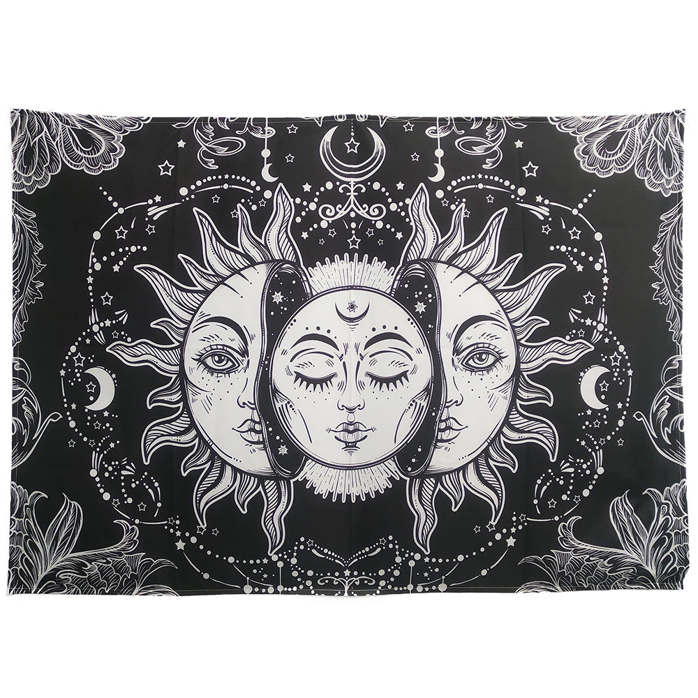 indie aesthetic room sun and moon tapestry indian style roomtery