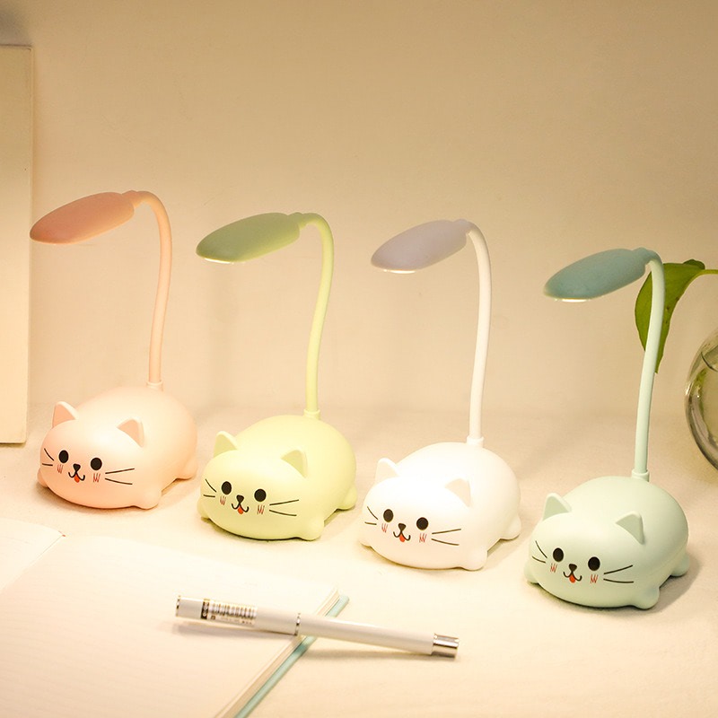 kawaii cat cute desk table lamp roomtery