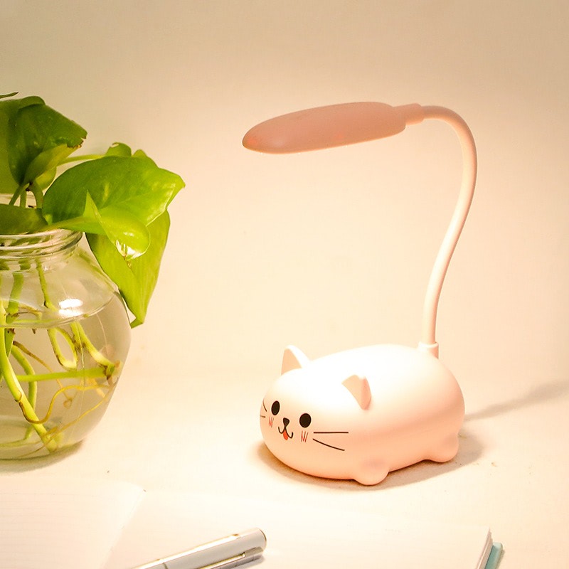 kawaii cat cute desk table lamp roomtery