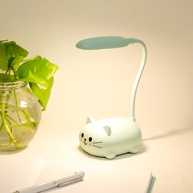 kawaii cat cute desk table lamp roomtery