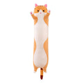 long sausage cat kawaii cute cat plushie pillow aesthetic decor roomtery