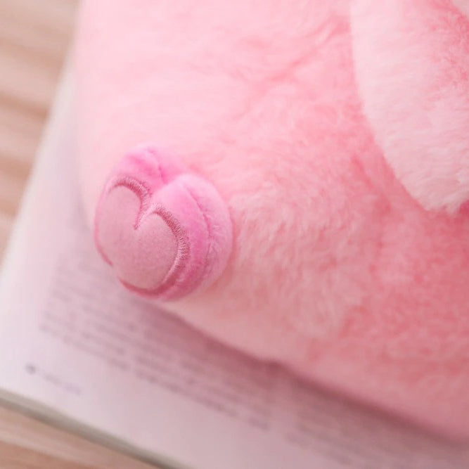 kawaii toy pink piggie plushie soft girl aesthetic room roomtery