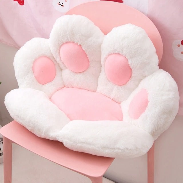 Kawaii Plush Bear Dog Paw Seat Cushion Lovely Soft Office Chair