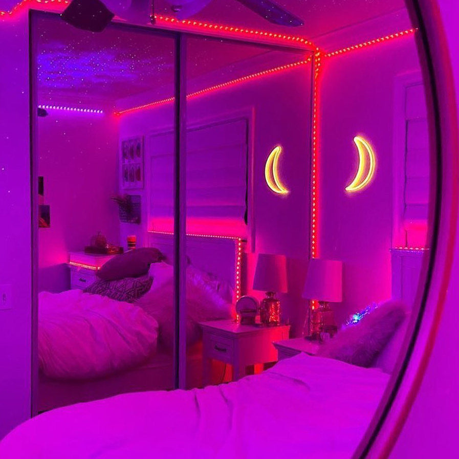 led light strip remote controlled aesthetic room decor roomtery