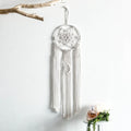 macrame wall hanging decor aesthetic dreamcatcher round star shape roomtery