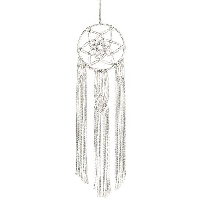macrame wall hanging decor aesthetic dreamcatcher round star shape roomtery