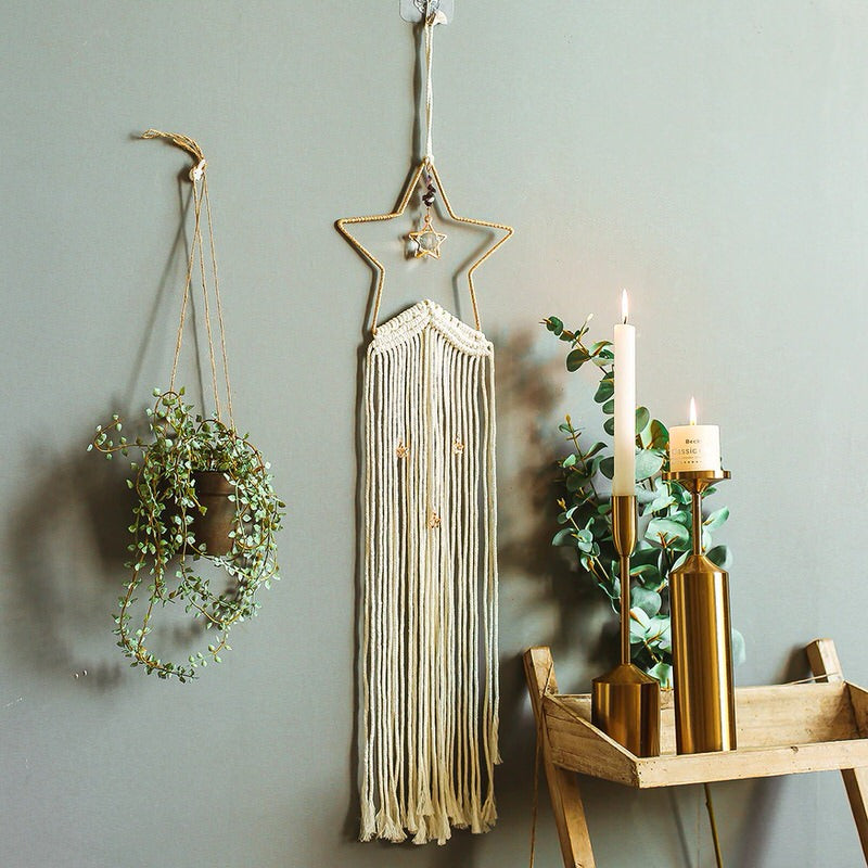 Star Macrame Dreamcatcher - Shop Online on roomtery