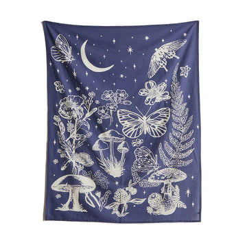 Magic Forest Night Tapestry