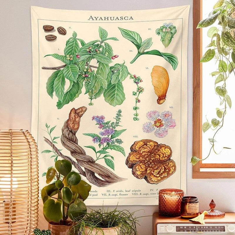 Vintage botanical tapestry new arrivals