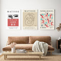 henri matisse abstract cut outs canvas wall art aesthetic posters roomtery