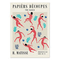 henri matisse abstract cut outs canvas wall art aesthetic posters roomtery