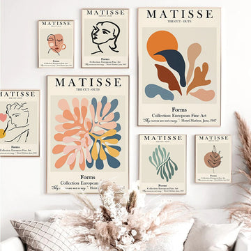 Matisse Outline Canvas Posters