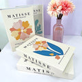 fake book matisse print shelf storage box organizer roomtery