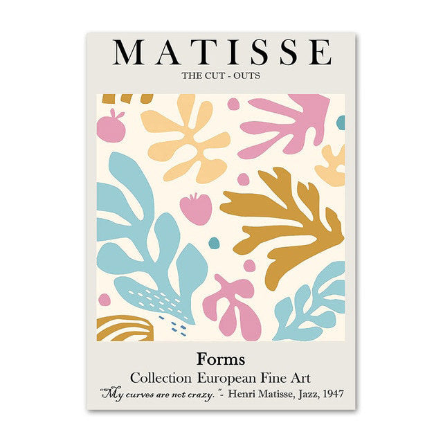 matisse cocktails summer vibes gallery wall art wall hanging aesthetic posters for room