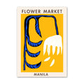 vibrant colorful flower market modern aesthetic canvas wall art prints roomtery
