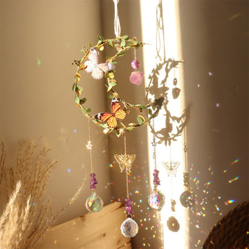 celestial sun light crystal suncatcher wall hanging rainbow maker lightcatcher crystal pendant shining hanging sun catcher roomtery