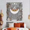 moon crystal fairycore aesthetic decor tapestry roomtery