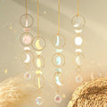 mother of pearl nacre moon phase aesthetic suncatcher light catcher roomtery