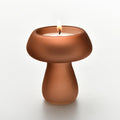 colored glass mushroom shaped tealight candle holder aesthetic room decor roomtery