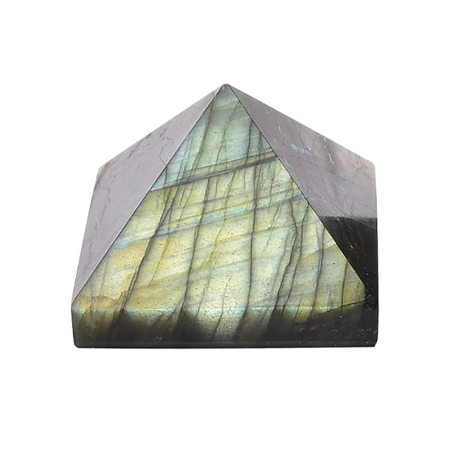 natural crystal pyramid desk decor fairycore aesthetic room roomtery