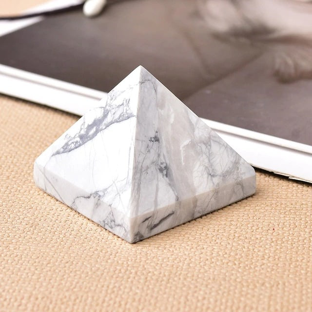 natural crystal pyramid desk decor fairycore aesthetic room roomtery