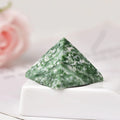 natural crystal pyramid desk decor fairycore aesthetic room roomtery