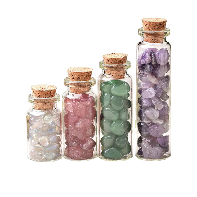 natural crystals decor flask desk accessory fairycore aesthetic room roomtery