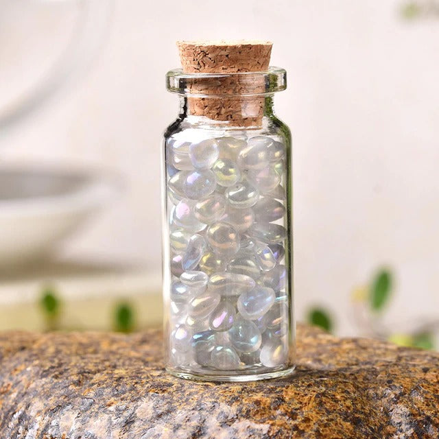 spectrolite natural crystals decor flask desk accessory fairycore aesthetic room roomtery