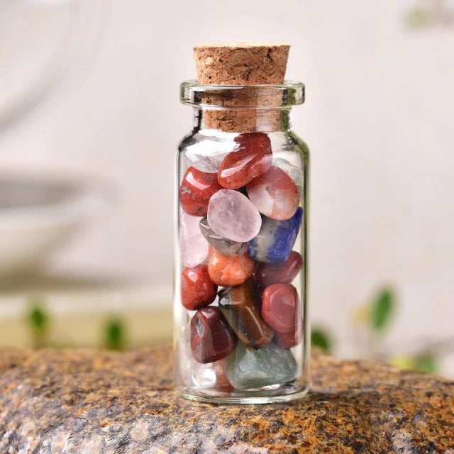 natural crystals decor flask desk accessory fairycore aesthetic room roomtery