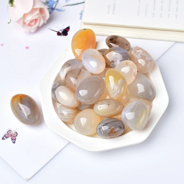 natural polished tumbled crystals decor fairycore aesthetic room roomtery