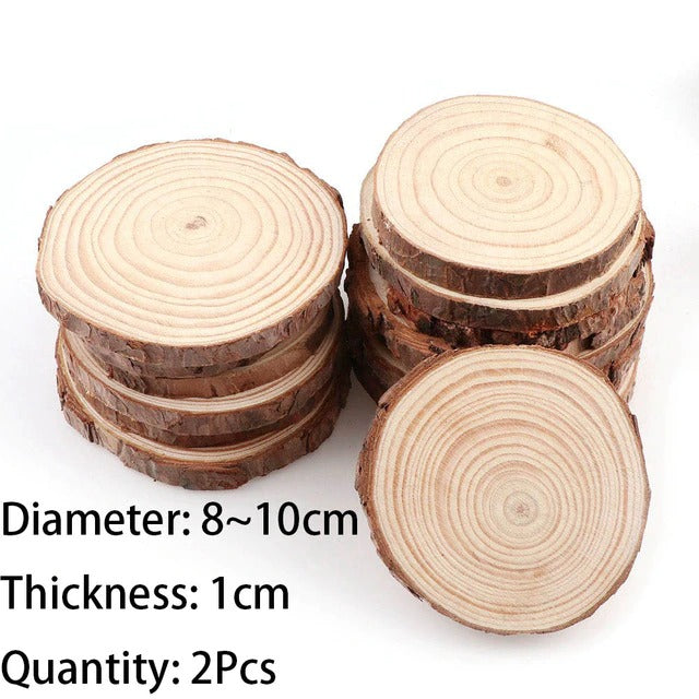 natural wooden slice coasters cottagecore aesthetic room decor roomtery