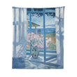 Oil Painted Window Tapestry