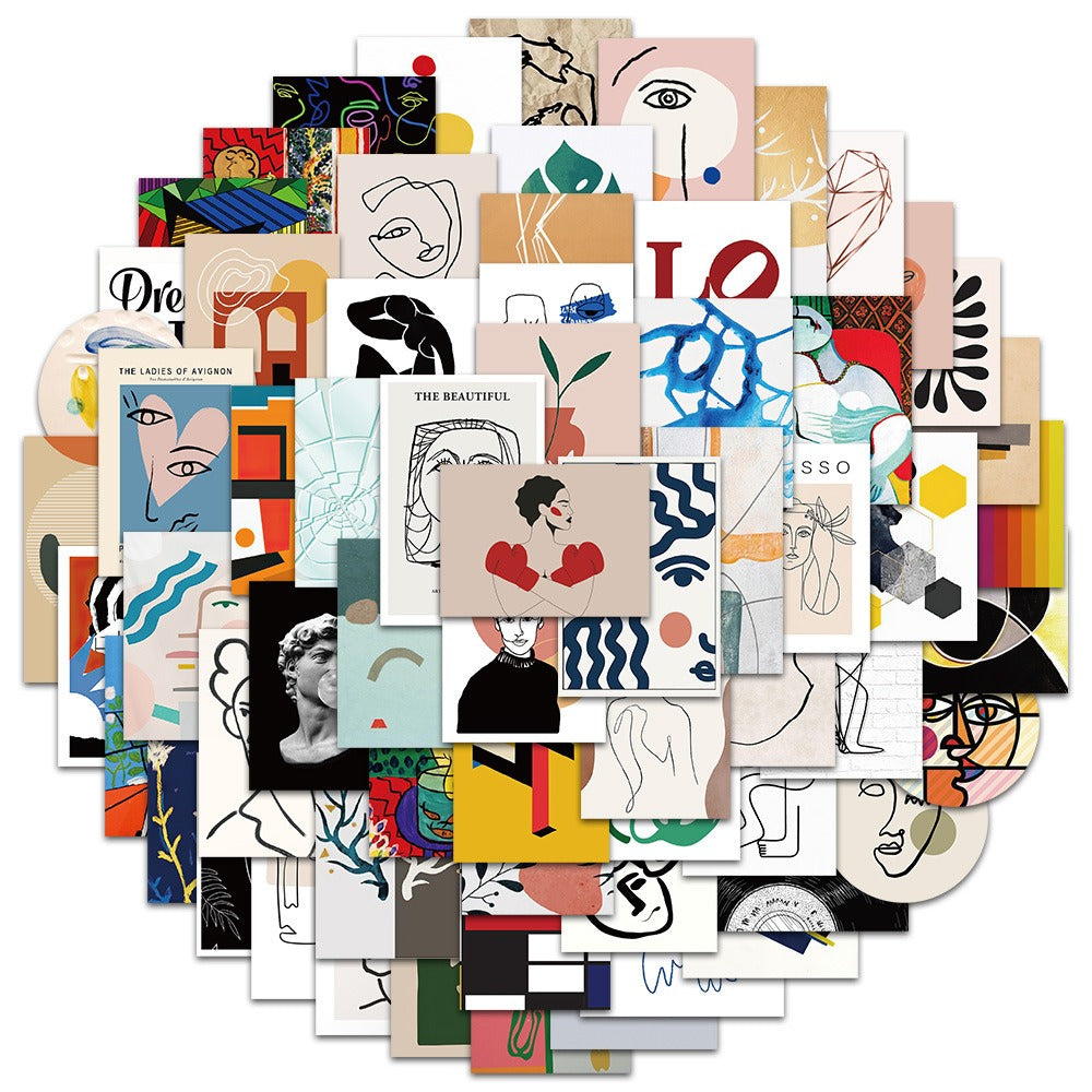 Outline Art Sticker Pack - Shop Online on roomtery