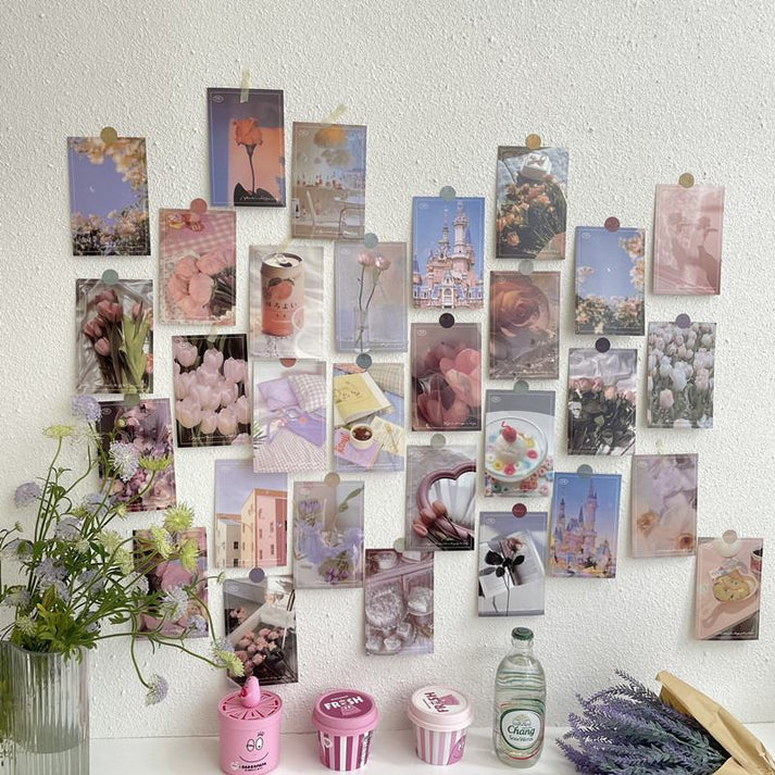 Pale Roses Wall Collage Prints - Shop Online on roomtery