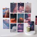 pastel aesthetic wall art poster card clouds print roomtery