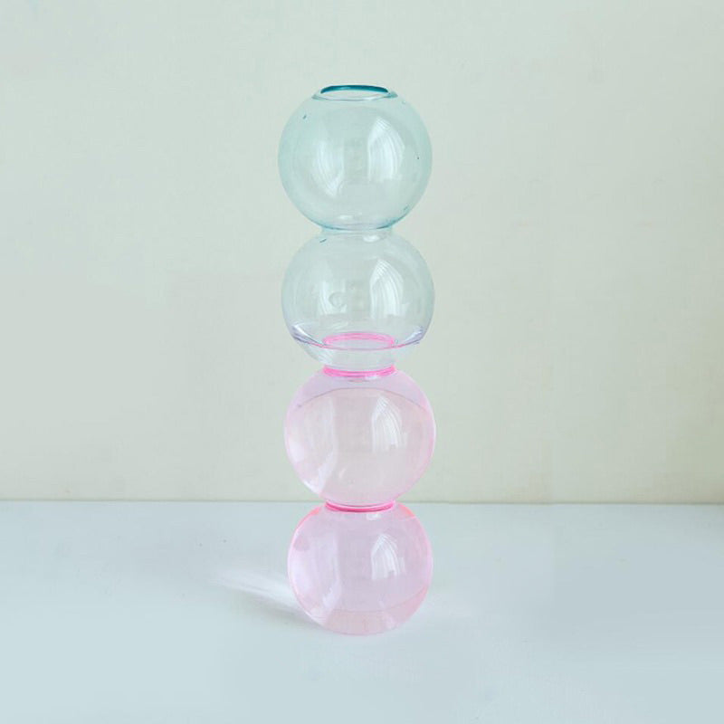pastel glass bubble vase danish pastel aesthetic desk decor roomtery