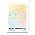 pastel gradient minimal modern art wall canvas posters art hoe aesthetic roomtery