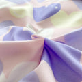 pastel purple hearts pattern aesthetic bedding set roomtery