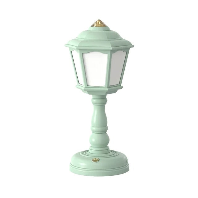 retro danish pastel cottagecore aesthetic pastel mini table lamp night light roomtery