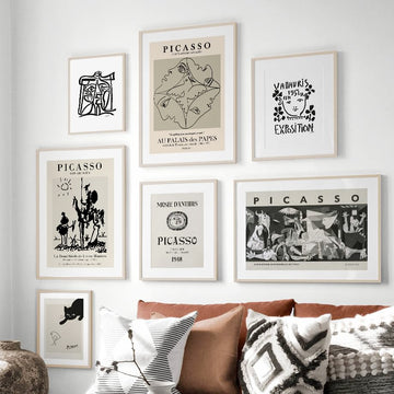 Picasso Outline Sketches Canvas Posters