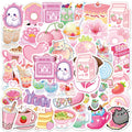 nyan pixeled pink sticker pack roomtery