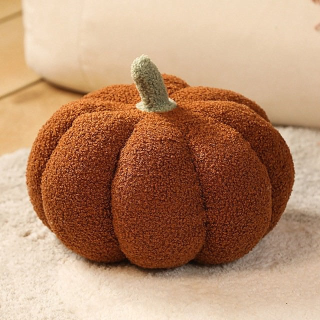 pumkin halloween plush pillow throw toy cushion stuffed pumpkin halloween aesthetic decor roomtery