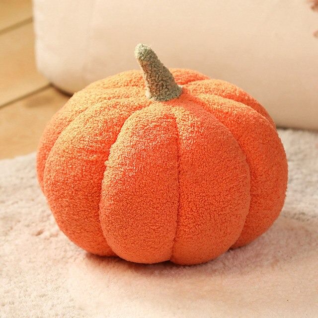 pumkin halloween plush pillow throw toy cushion stuffed pumpkin halloween aesthetic decor roomtery
