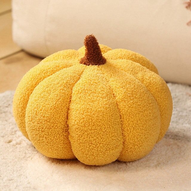 pumkin halloween plush pillow throw toy cushion stuffed pumpkin halloween aesthetic decor roomtery